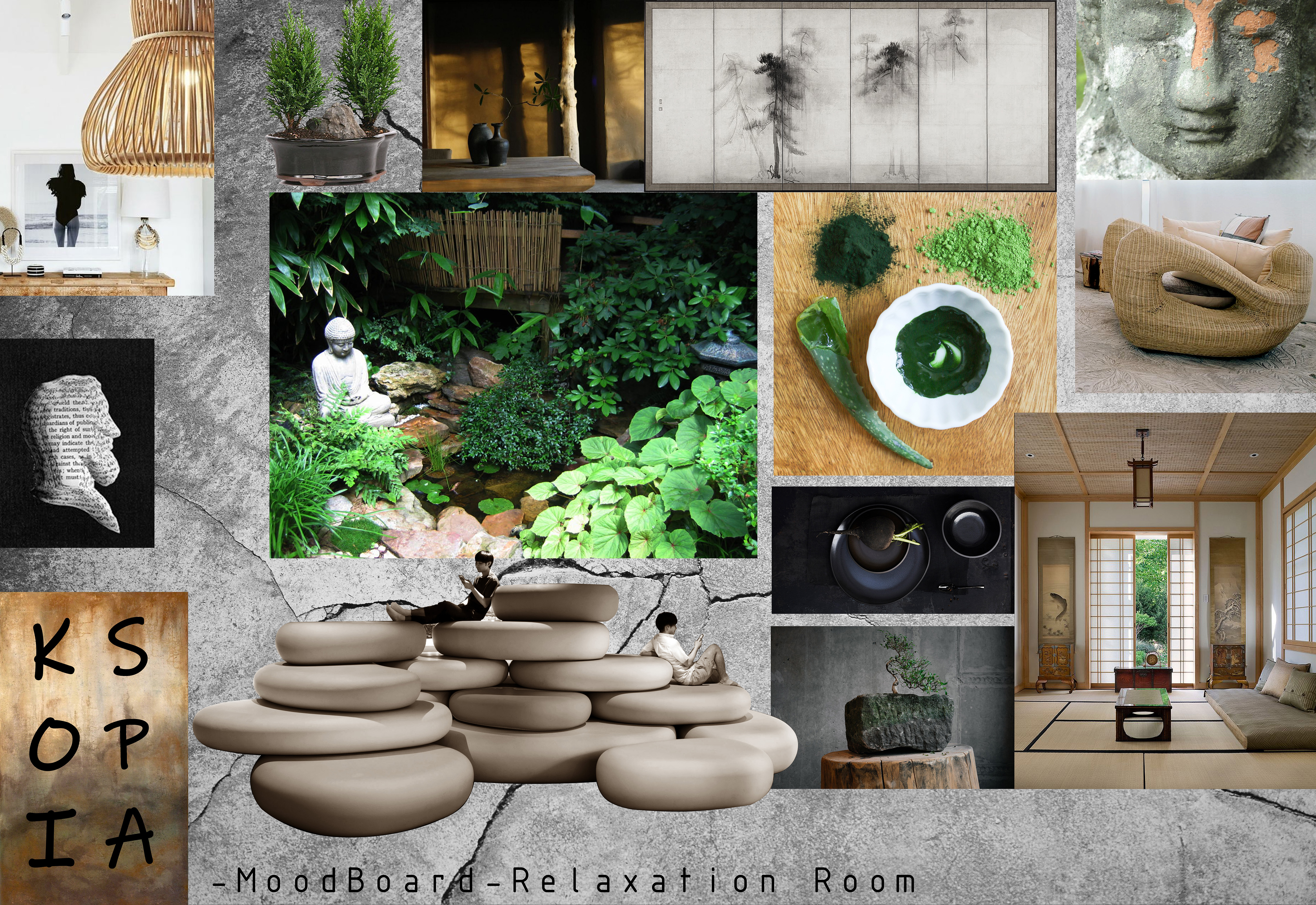 Mood Board - Relaxation Room_A3